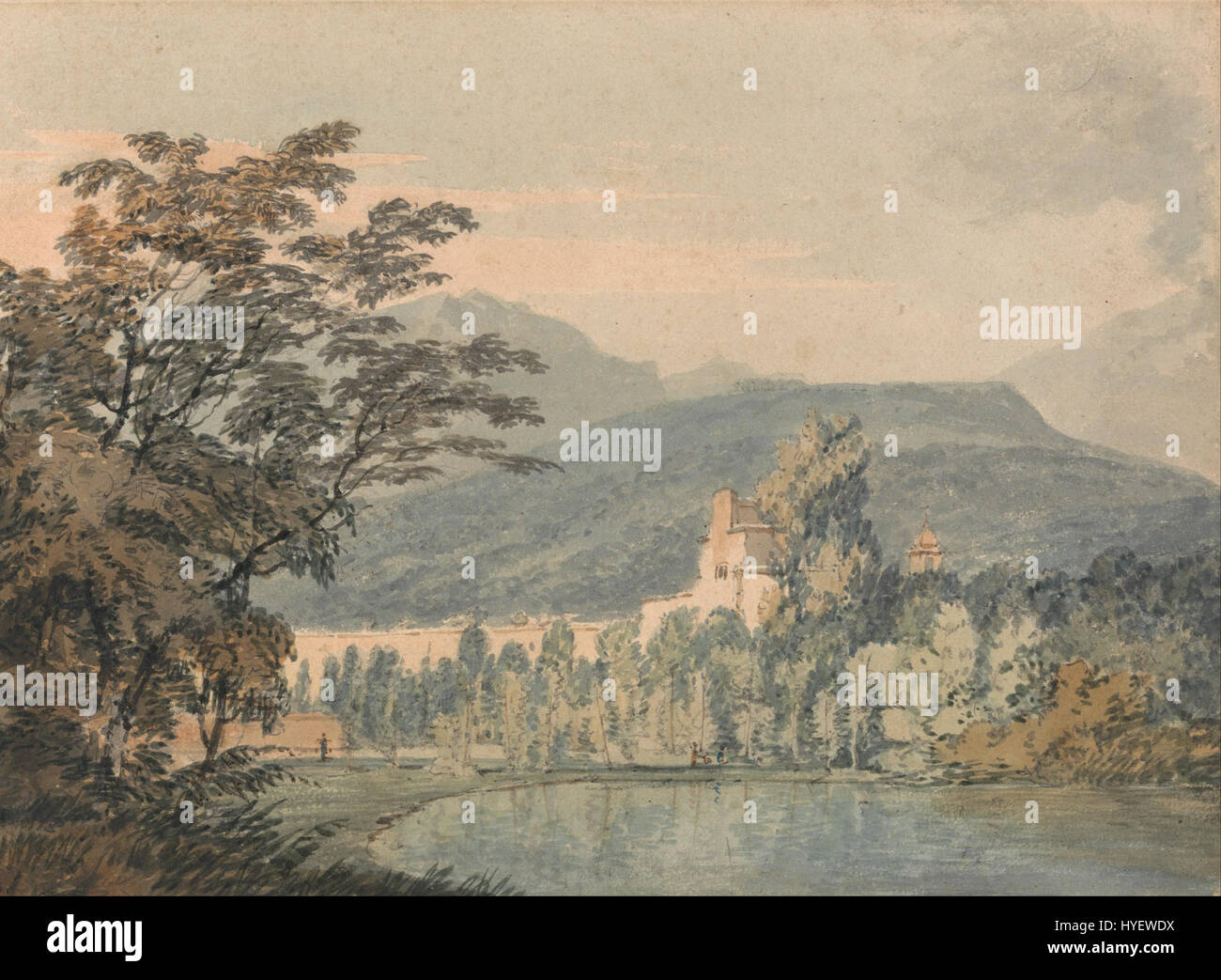 Joseph Mallord William Turner Sir William Hamiltons Villa Google Art Project Stockfoto