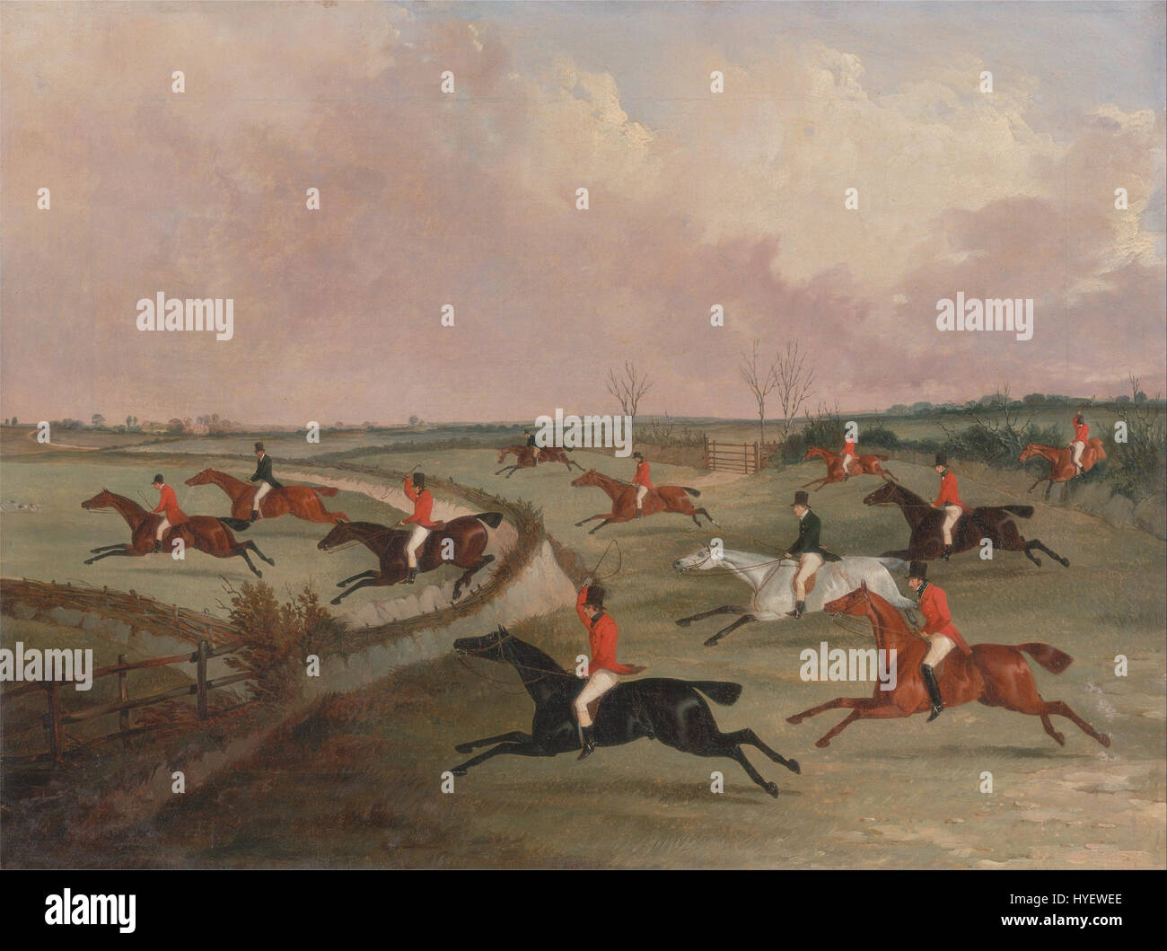 John Dalby Pferde Quorn Jagd in Full Cry zweiter, nach Henry Alken Google Art Project Stockfoto