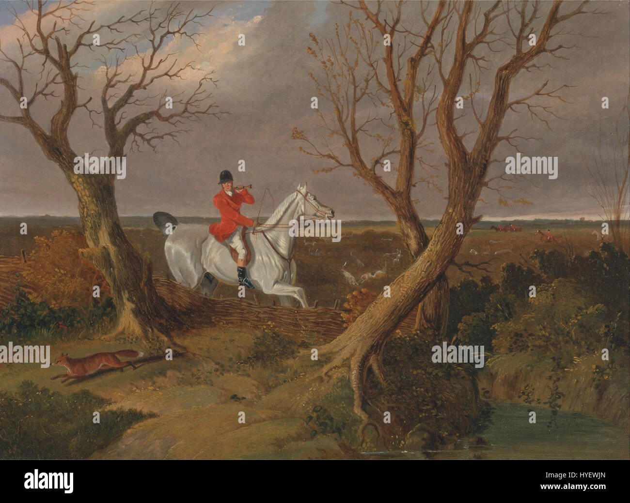 John Frederick Herring der Suffolk jagen gegangen Weg Google Art Project Stockfoto