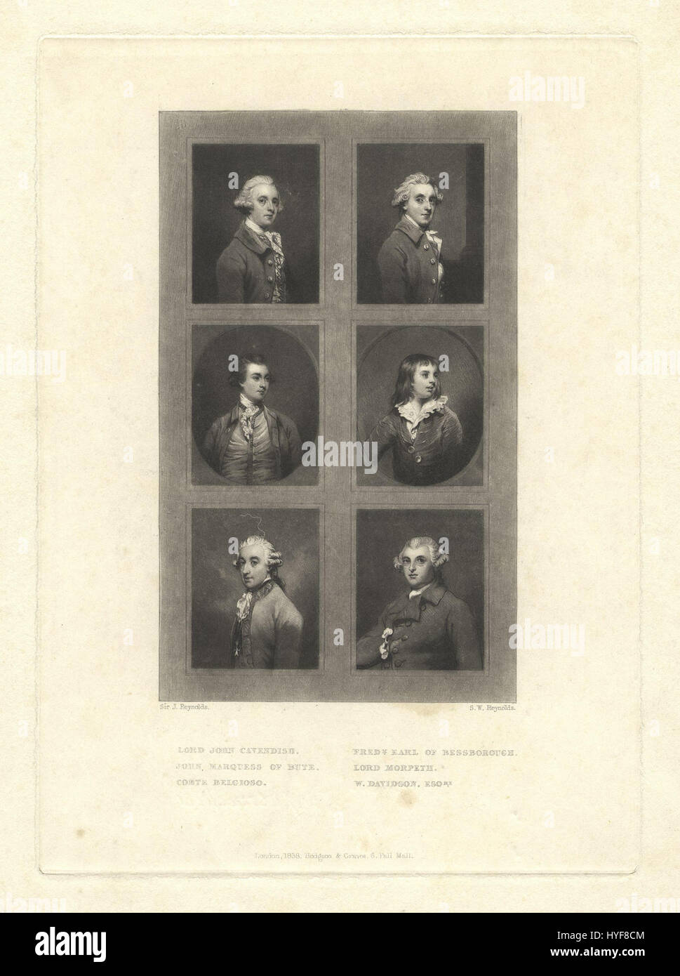 Lord John Cavendish; Frederick Ponsonby, 3. Earl of Bessborough; John