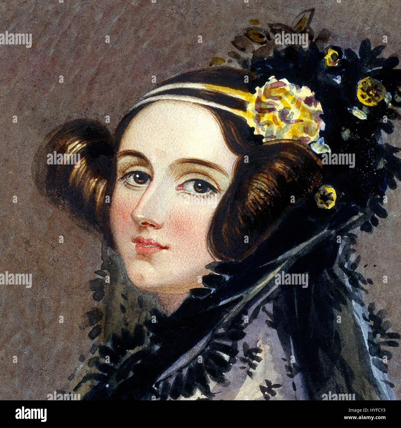 Ada Lovelace Chalon Porträt Stockfoto