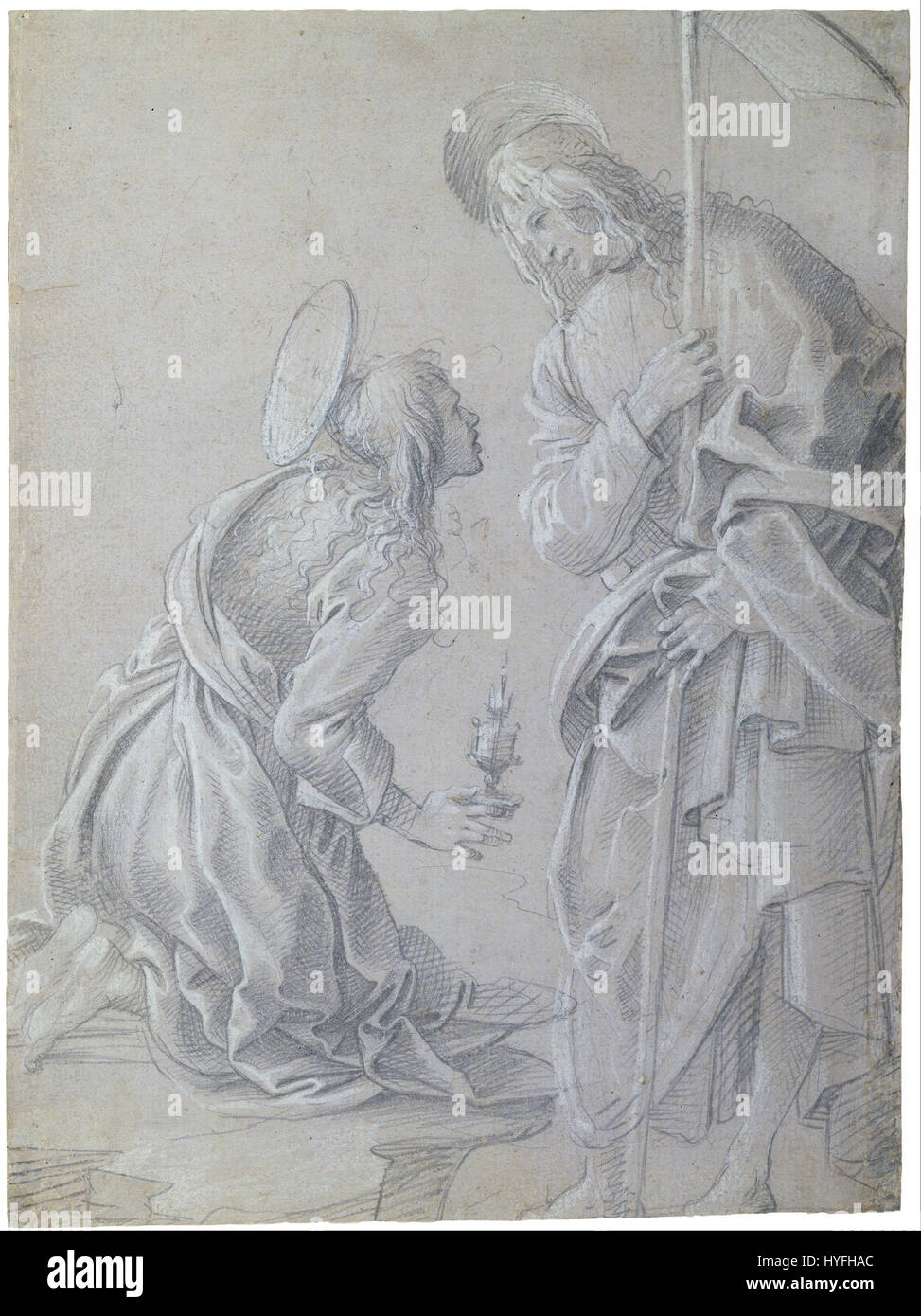 Filippino Lippi kniend St. Maria Magdalena und stehende Christus Google Art Project Stockfoto