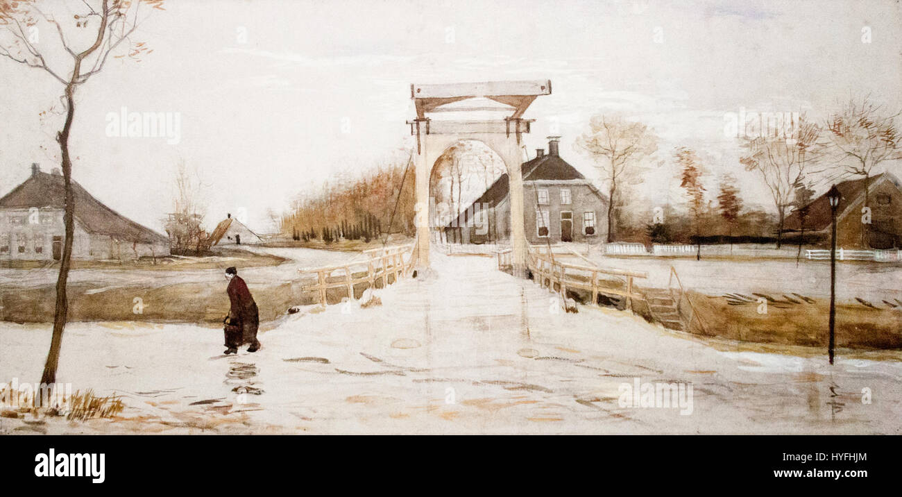 Das Gemälde „Zugbrücke in Nieuw Amsterdam My Dream“ eines unbekannten Künstlers weckt ein Gefühl von Nostalgie und Idealismus und zeigt eine historische Szene aus den Anfängen New Yorks, als es noch als Nieuw Amsterdam bekannt war. Stockfoto