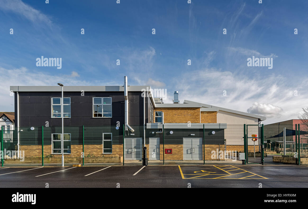 Beaconsfield Grundschule in Southall, London. Stockfoto