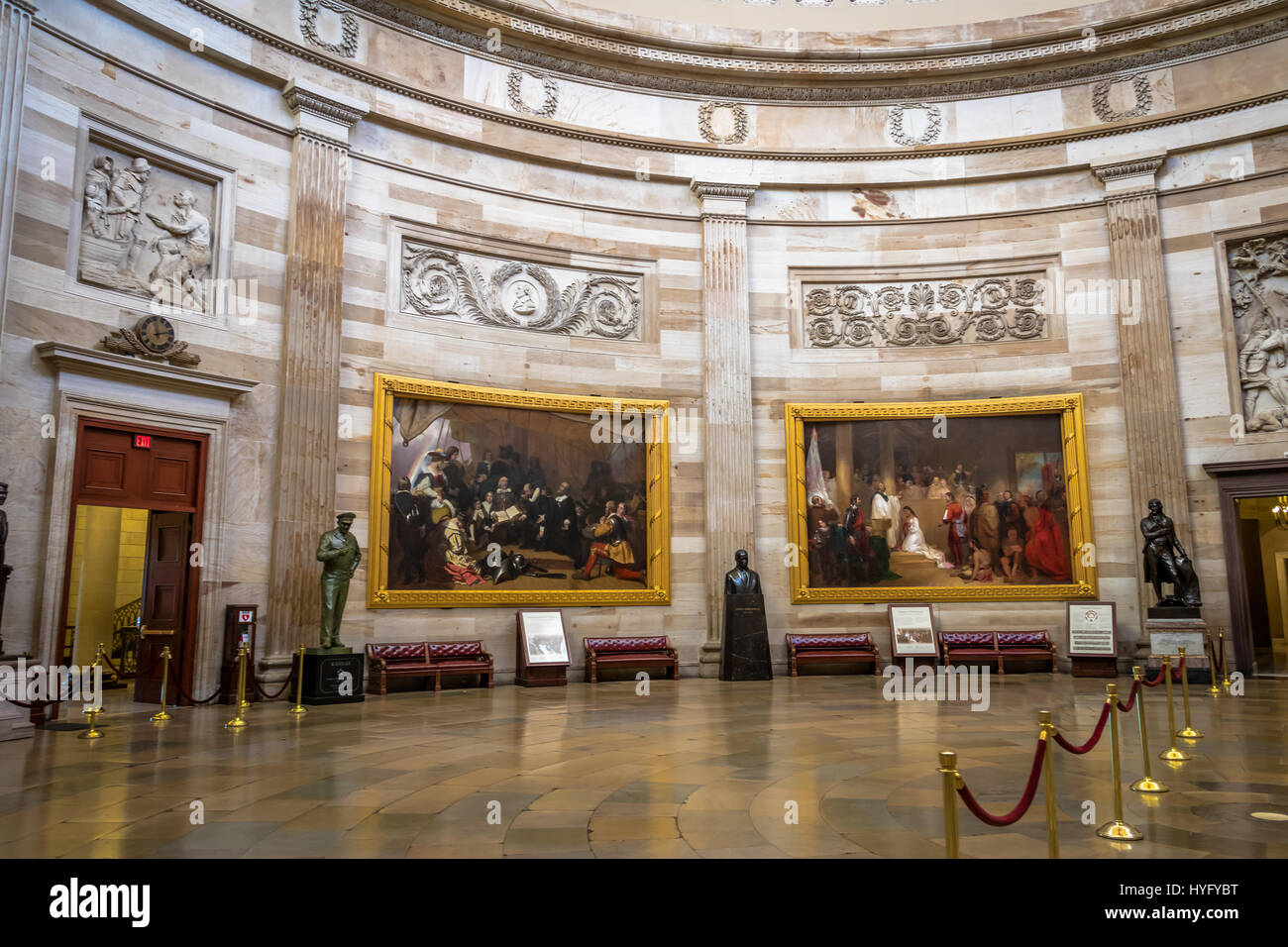 Interieur Saal des Capitol Building - Washington, D.C., USA Stockfoto