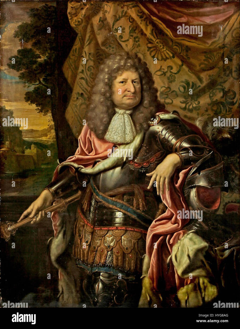 Romandon, Geren Friedrich Wilhelm I. von Brandenburg Kunstauktionshaus Schloss Ahlden Stockfoto