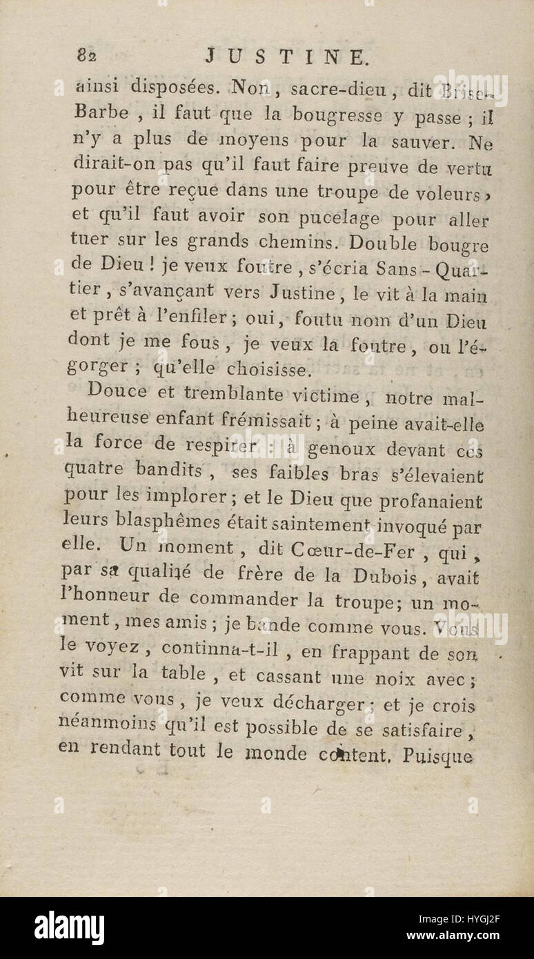 „JustineJuliette1797“ stellt einen historischen Charakter in einer romantisierten Umgebung dar. Das Kunstwerk reflektiert Themen wie Liebe, Unschuld und die philosophischen Ideen der Zeit und bietet eine tiefe emotionale Auseinandersetzung mit dem Thema. Stockfoto
