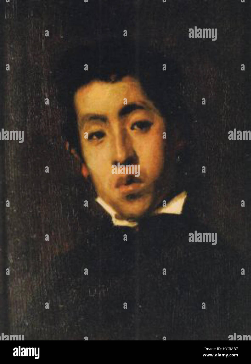 Dieses Porträt von Kawamura Kiyoo zeigt Tokugawa Iesato, das 15. Oberhaupt der Tokugawa-Familie, das im späten 19. Und frühen 20. Jahrhundert eine bedeutende Rolle bei der Modernisierung Japans spielte. Das Porträt spiegelt seinen Einfluss auf die japanische Meiji-Restauration wider. Stockfoto