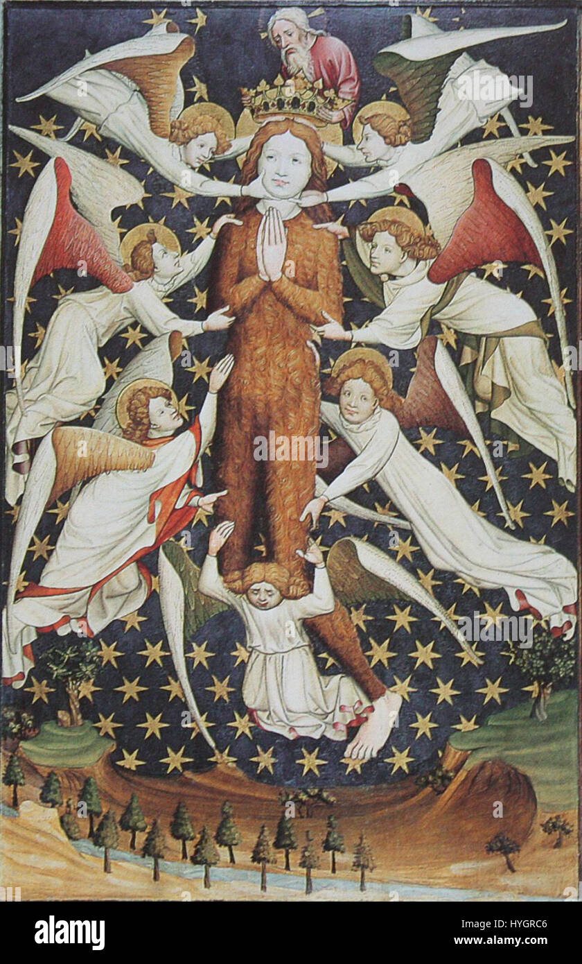 „Dyptyk Winterfeldow Awers Right“ bezieht sich auf ein Diptychon-Gemälde, das typischerweise zwei Tafeln von Kunstwerken zeigt. Dieses Stück, das wahrscheinlich religiöse oder historische Themen repräsentiert, wurde in einer Zeit geschaffen, die für seinen Fokus auf Detail und Ikonographie bekannt ist. Diptychonen wurden oft verwendet, um eine Geschichte durch zwei verwandte Bilder zu erzählen, entweder religiös oder historisch. Stockfoto