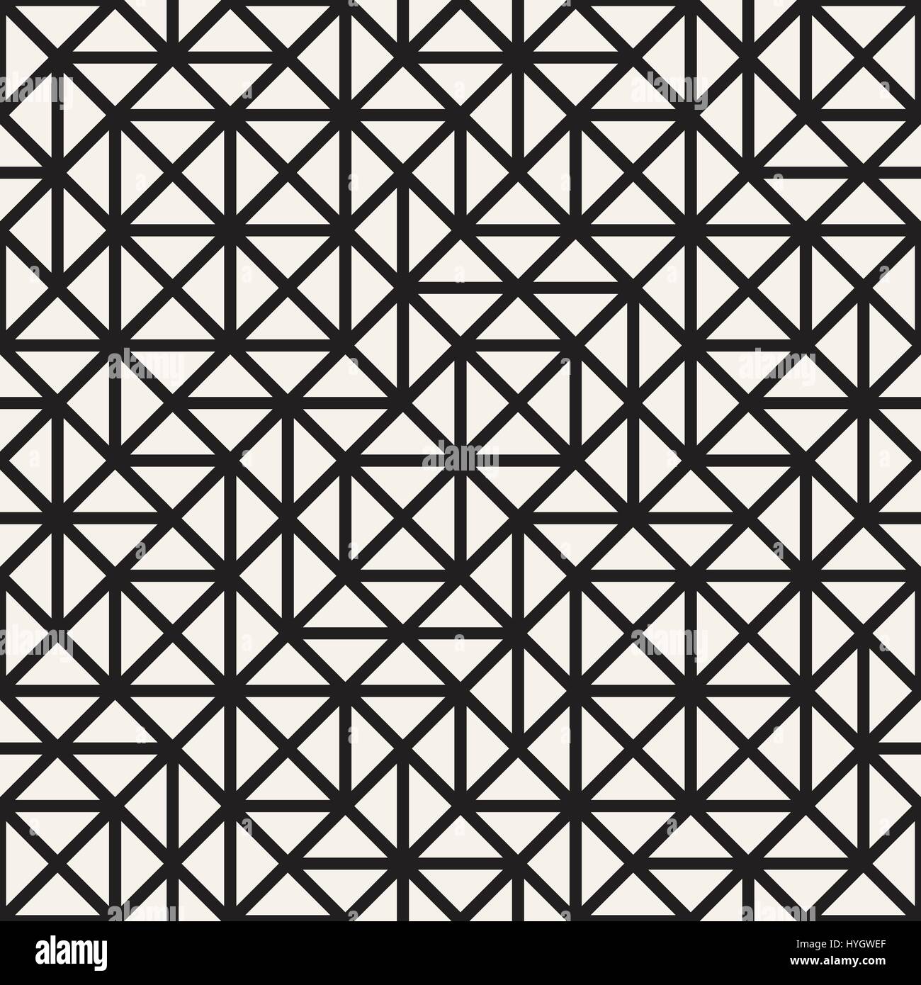 Geometrische ethnischen Hintergrund mit symmetrischen Linien Gitter. Vektor abstrakte Seamless Pattern. Stock Vektor