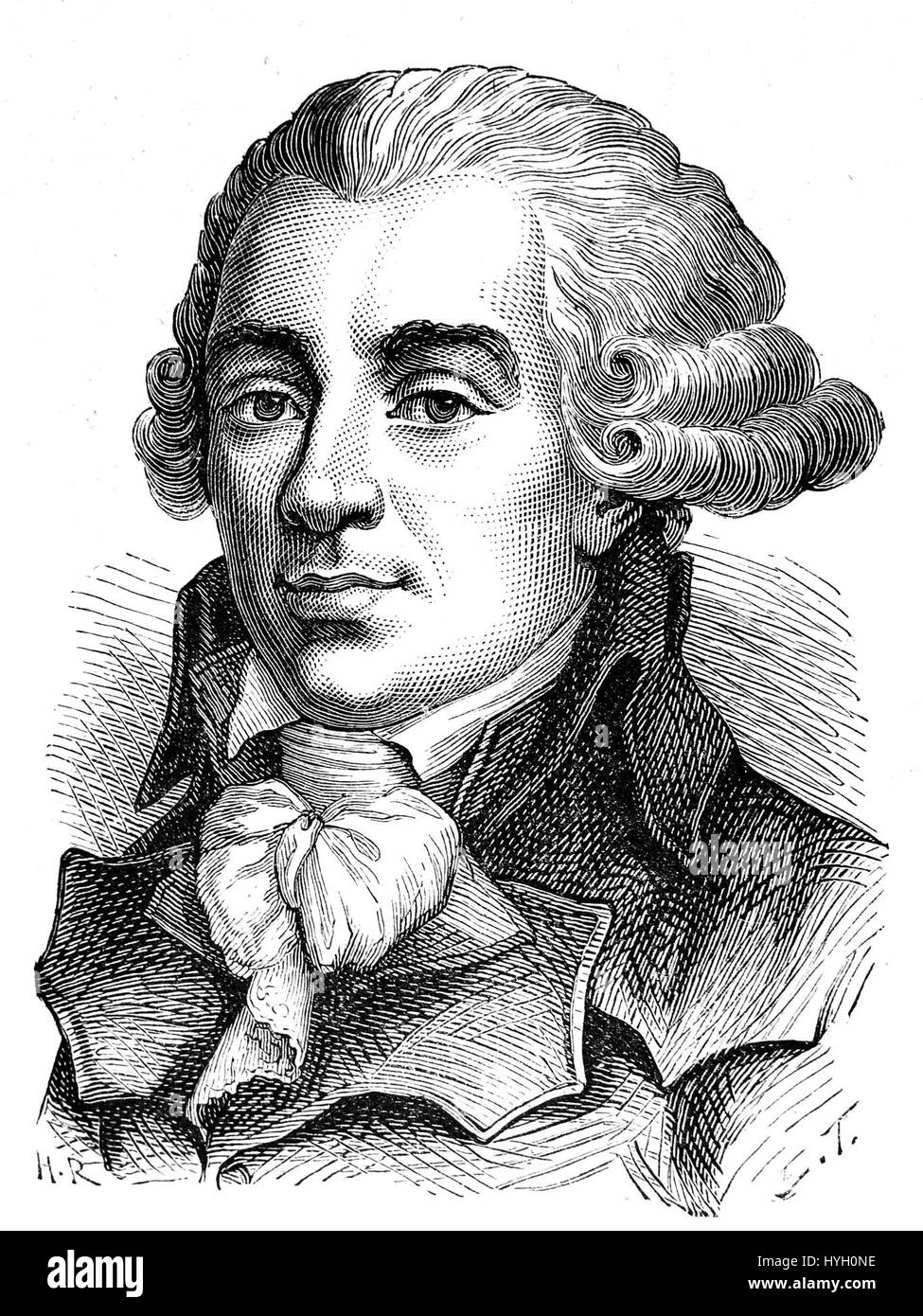 AduC 132 Vergniaud (p.v., 1758 1793) Stockfoto