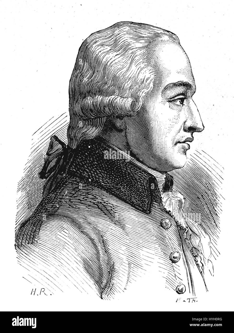 AduC 187 Clerfayt (F.S.C.J. de Croix, Comte de 1733 1798) Stockfoto