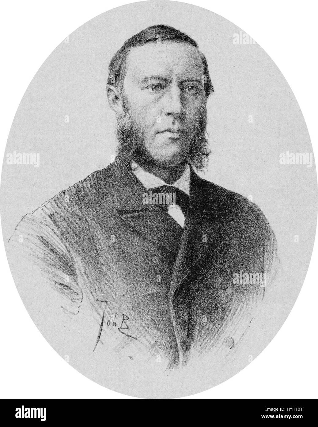 Sjoerd Anne Vening Meinesz (1833 1905) Tür Johan Braakensiek (1824 1892) Stockfoto