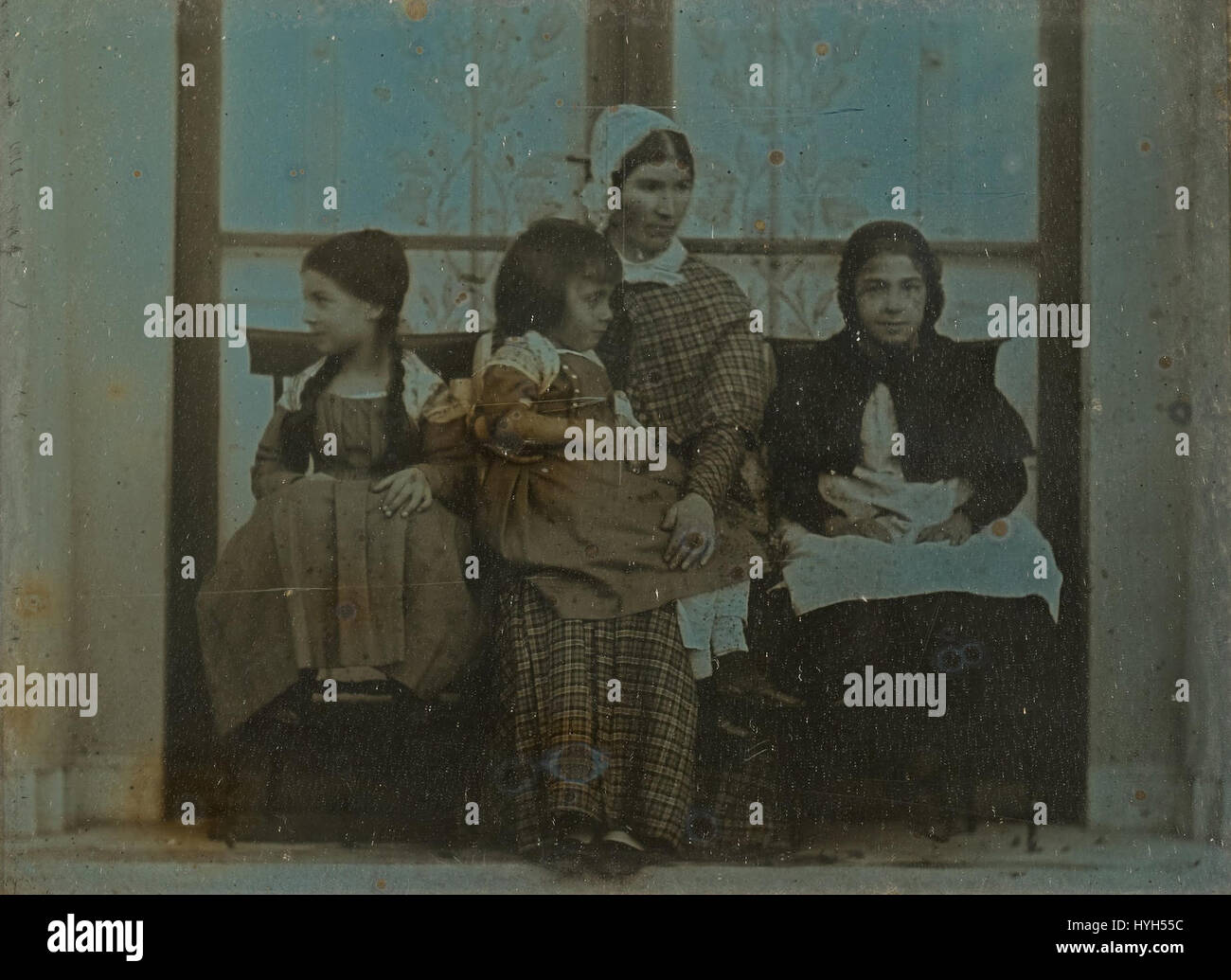 Jean Gabriel Eynard (Schweizer (Gruppenbild von zwei weiblichen Kindern