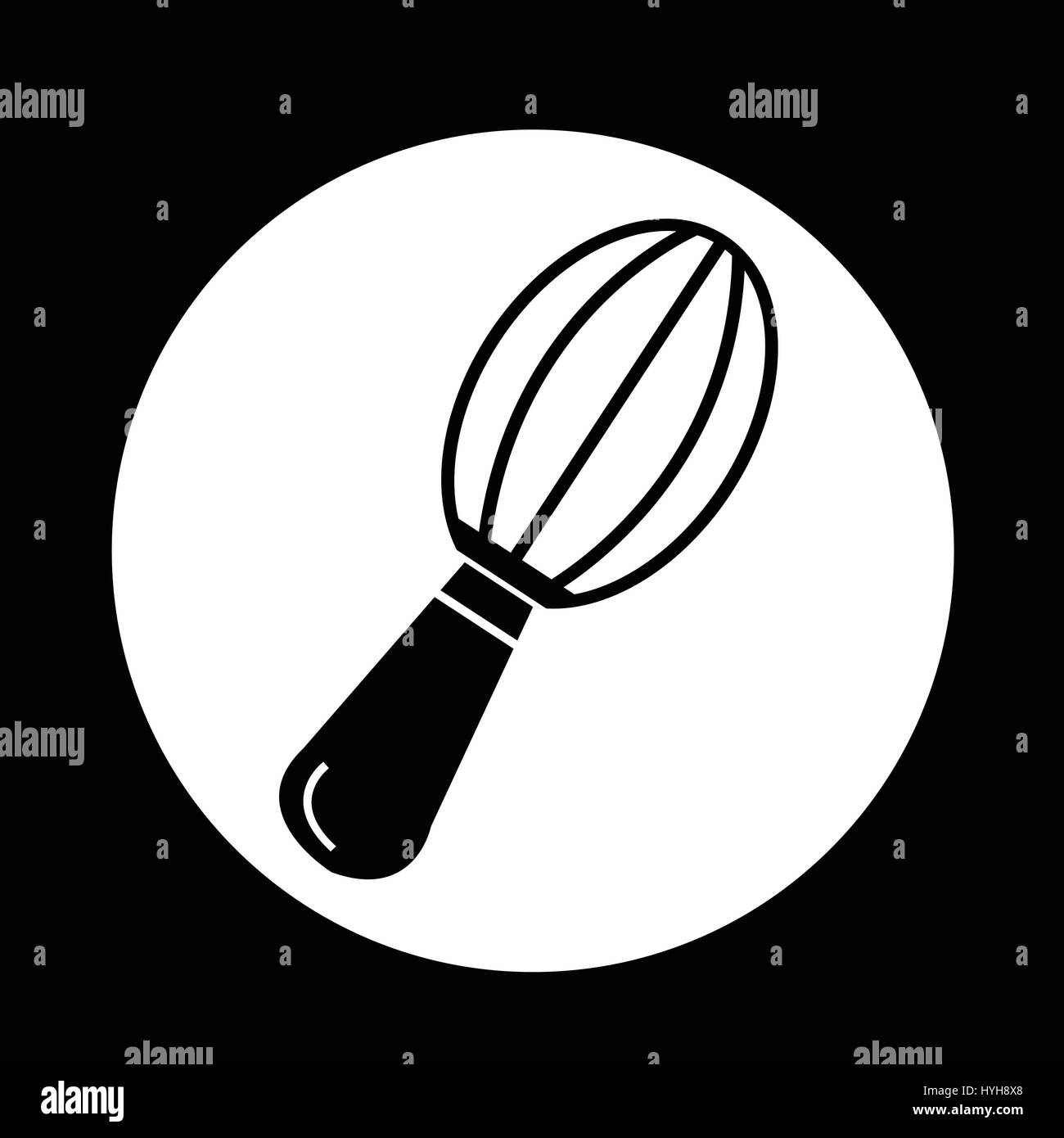 Schläger-Symbol Stock Vektor