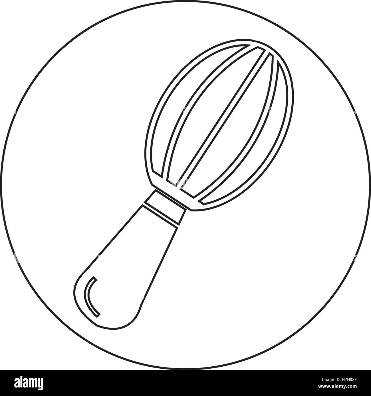 Schläger-Symbol Stock Vektor