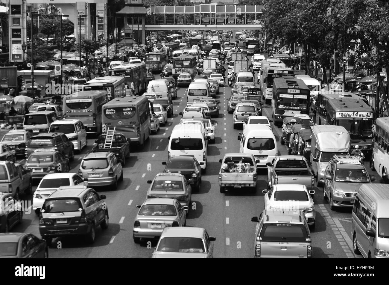 Bangkok-Verkehr Stockfoto