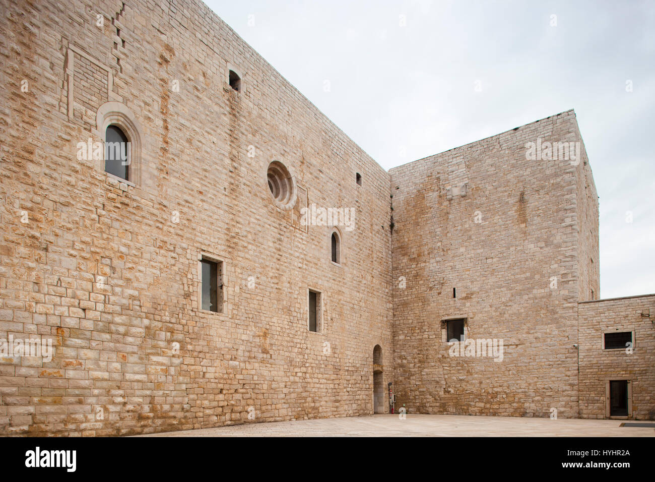 Schwäbischen Schloss, Burg, Trani, Apulien, Italien, Europa Stockfoto