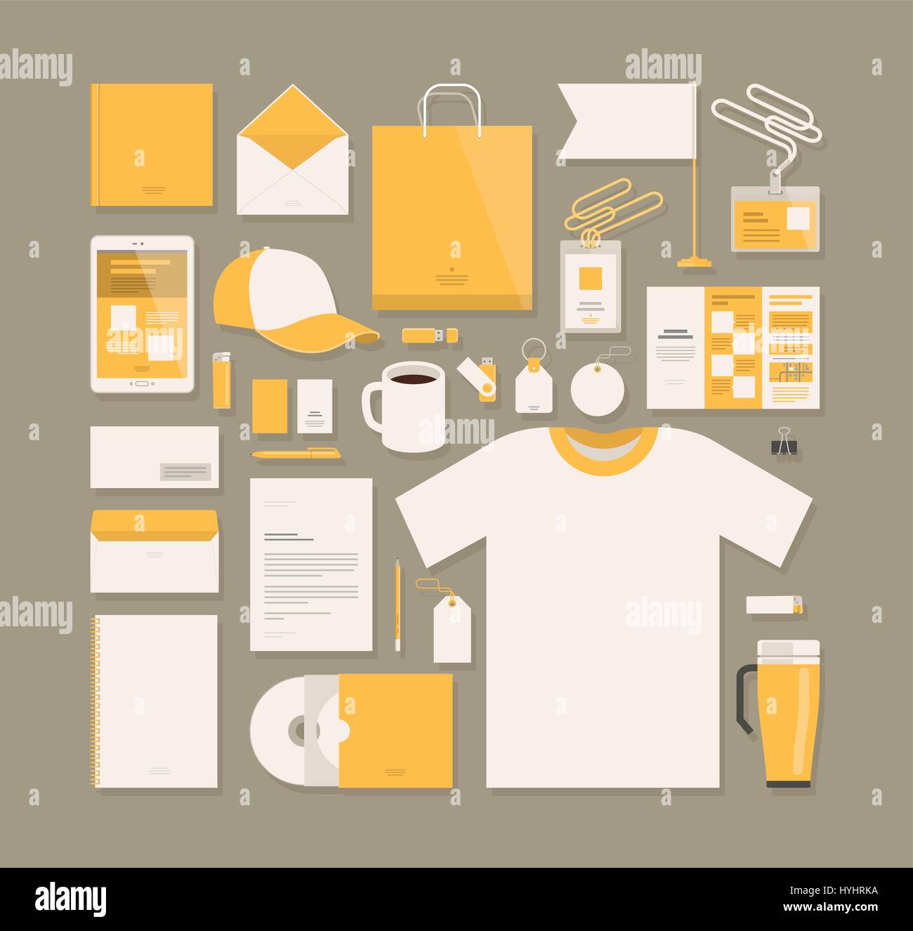 Business, corporate Identity-Vorlage-Design. Briefpapier, Werbung, Marketing-Konzept. Vektor-illustration Stock Vektor