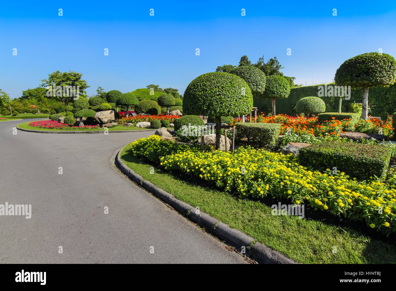 In der Garten Rama 9 Park in Thailand Stockfoto