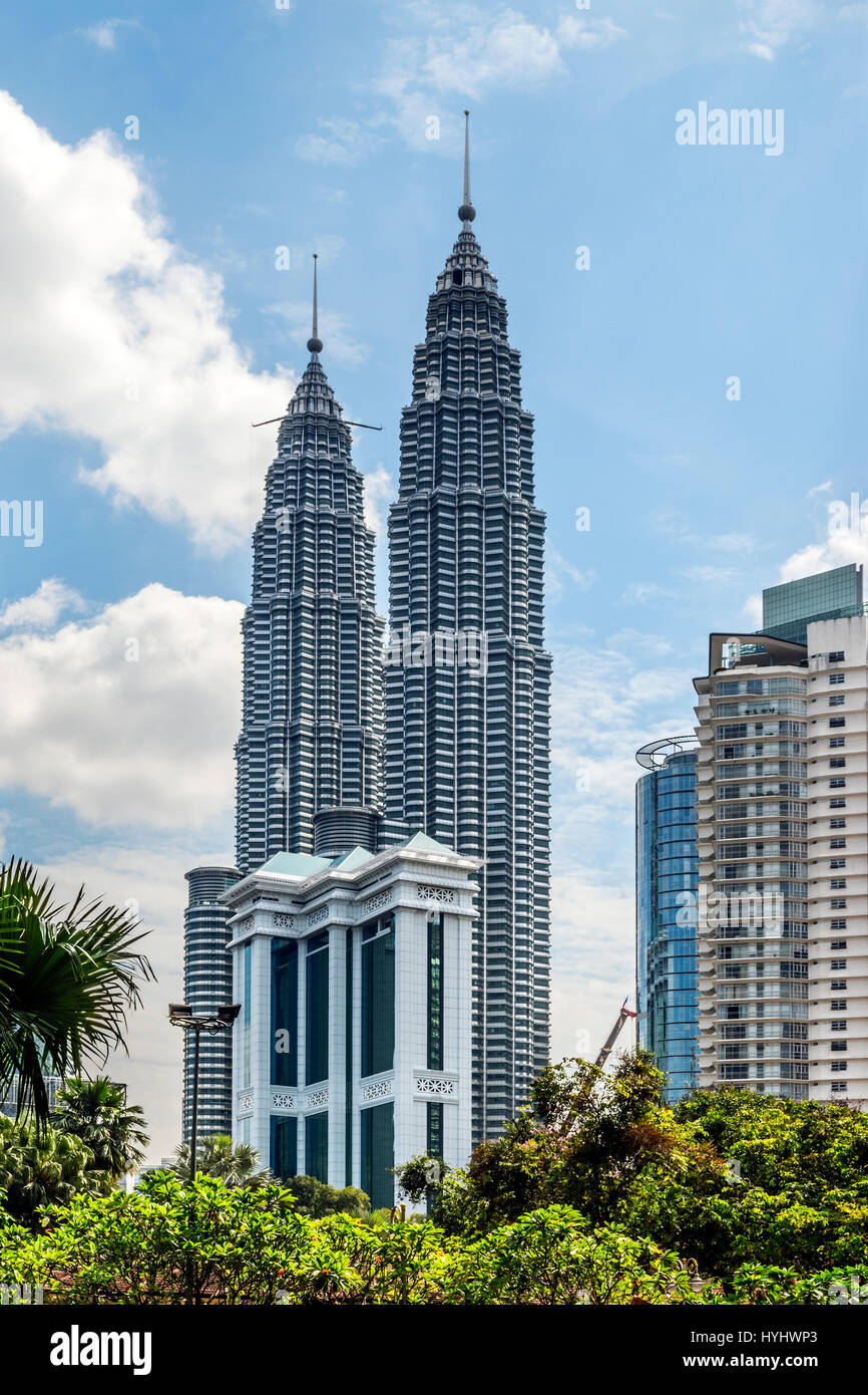 Petronas Twin Towers, Kuala Lumpur, Malaysia Stockfoto