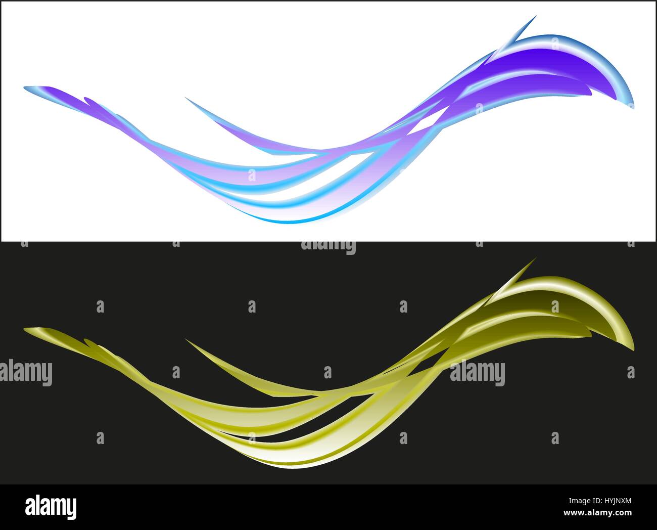 Wave-Design-element Stock Vektor