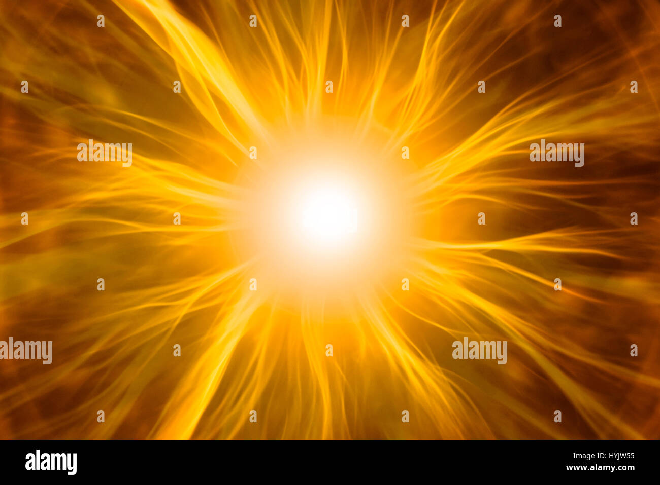Zelle mit Energie kosmischer Strahlung Stockfoto