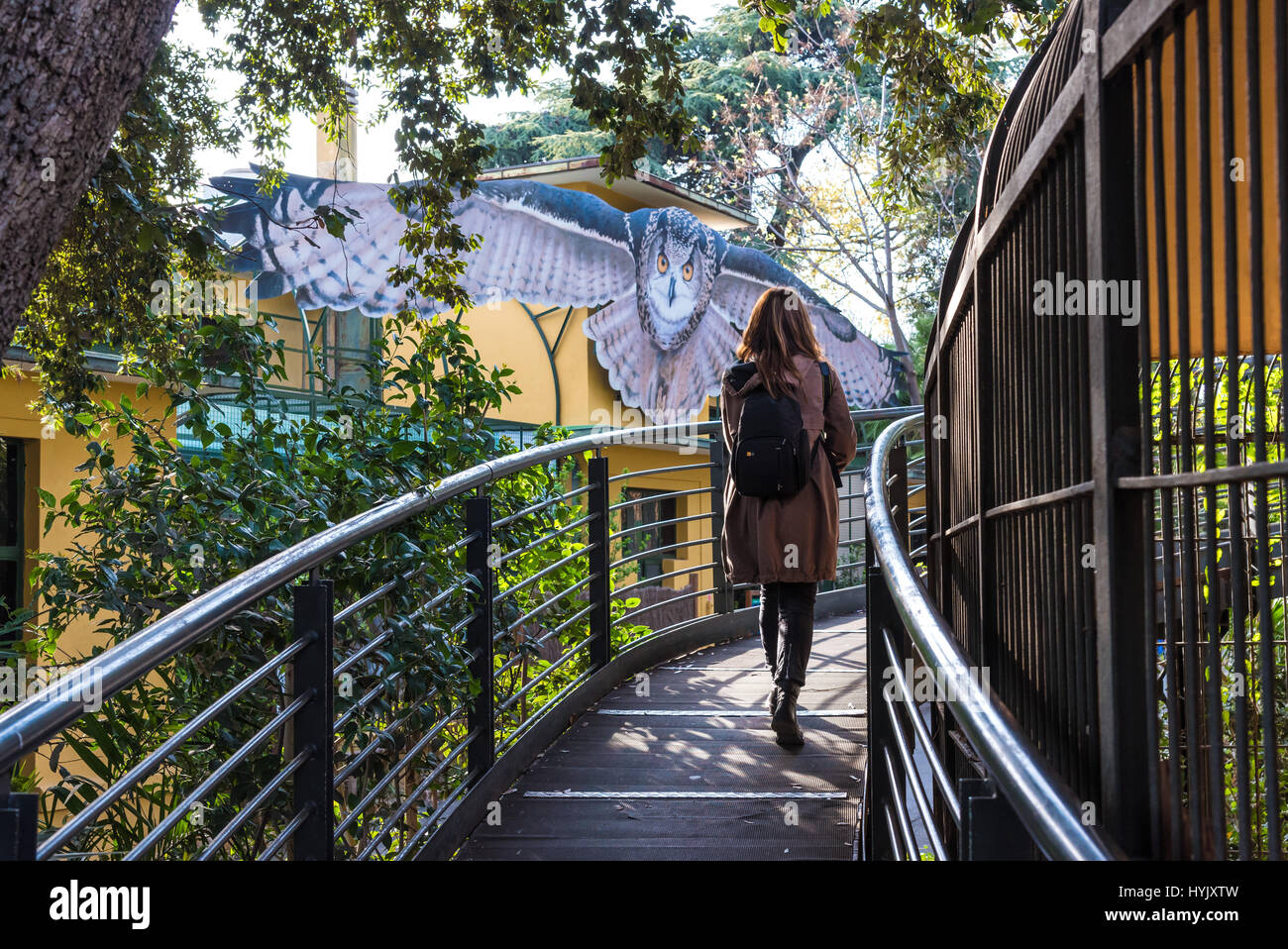 Rom, Italien - die Tiere der Biopark, ein zoologischer Park im Herzen von Rom in der Villa Borghese. Stockfoto