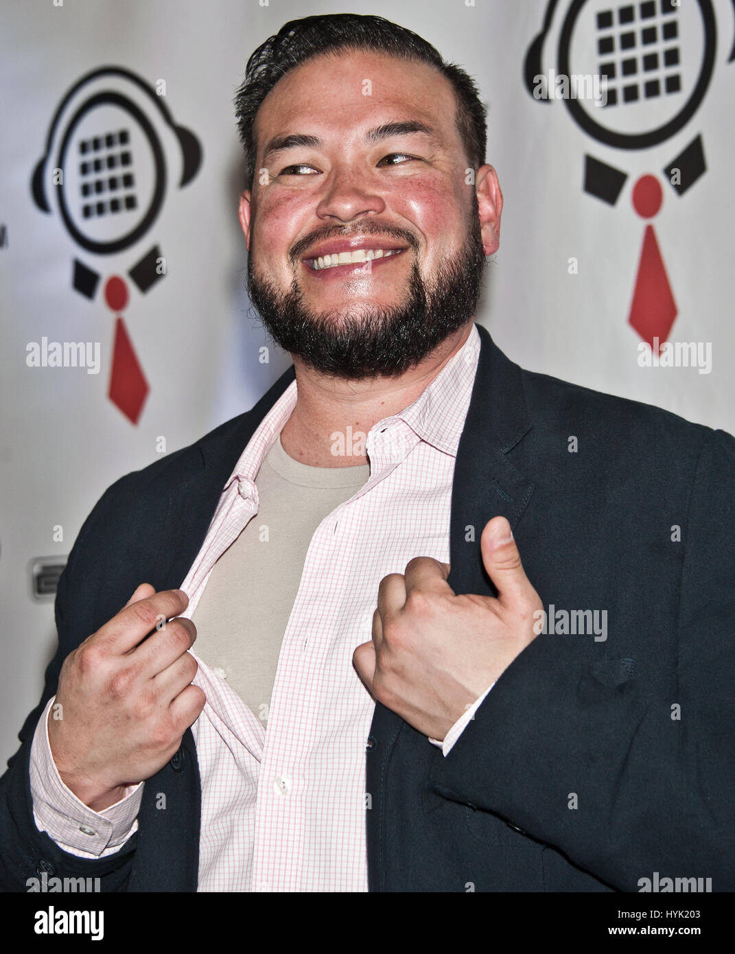 Atlantic City, NJ, USA. 1. April 2017. Amerikanische Reality-Star Jon Gosselin Gastgeber ungezähmt männlich Revue bei Abenddämmerung Nightclub im Caesars Hotel Casino. Stockfoto