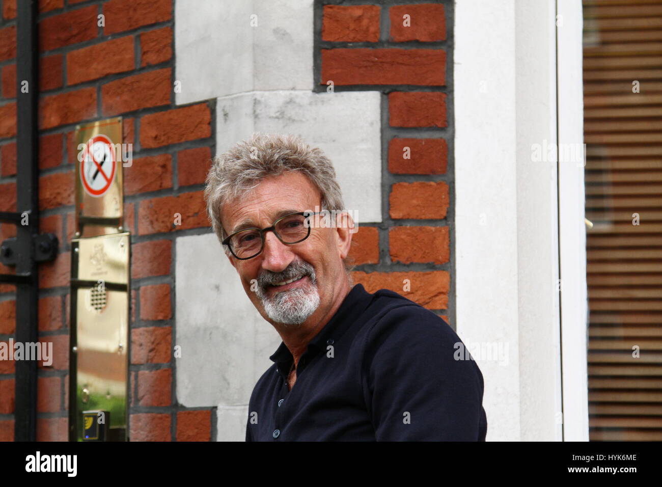 EDDIE JORDAN FORMEL-1-RENNTEAM JORDON KOMMENTATOR. Russell Moore Portfolioseite. Stockfoto