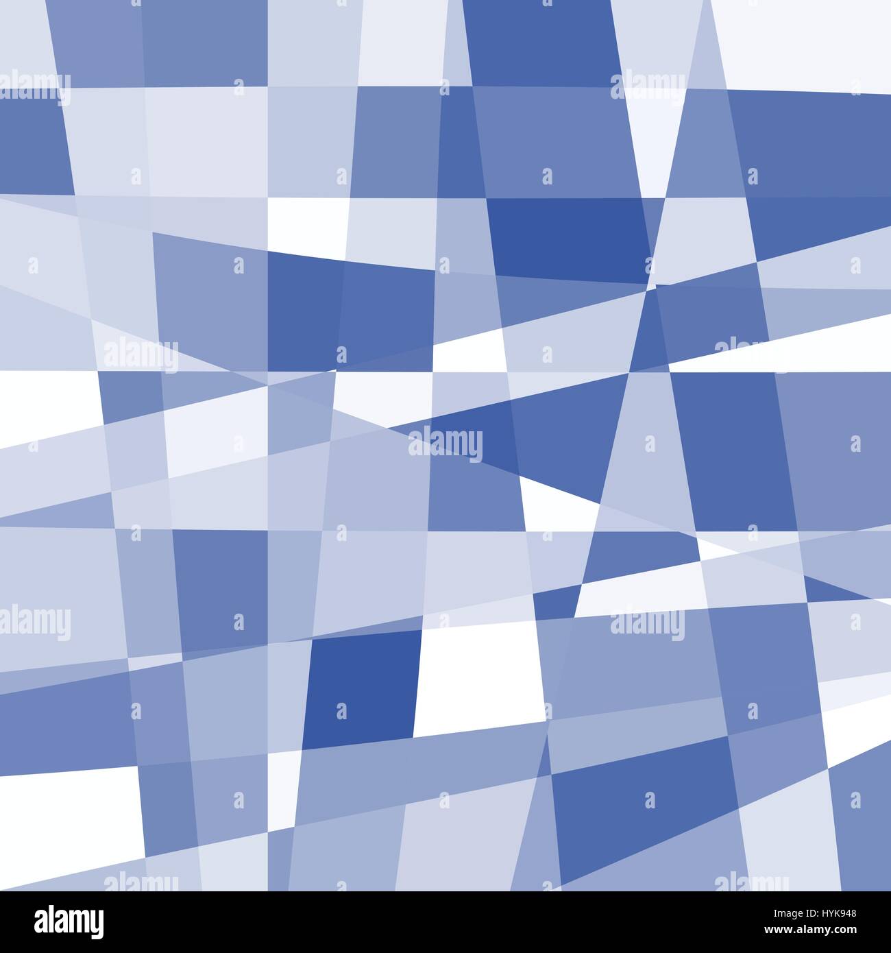 Isolierte abstrakt blau und weiß Farbe ungewöhnliche karierten Hintergrund, Rechtecke andere unebene Form Kulisse, ungewöhnliche Textur-Muster-Vektor-illustration Stock Vektor