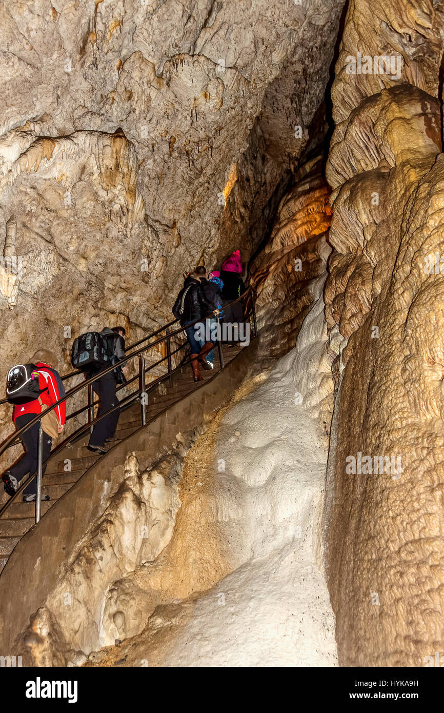 Demanovska Cave of Liberty in der Nähe von Liptovsky Mikulas, Slowakei Stockfoto