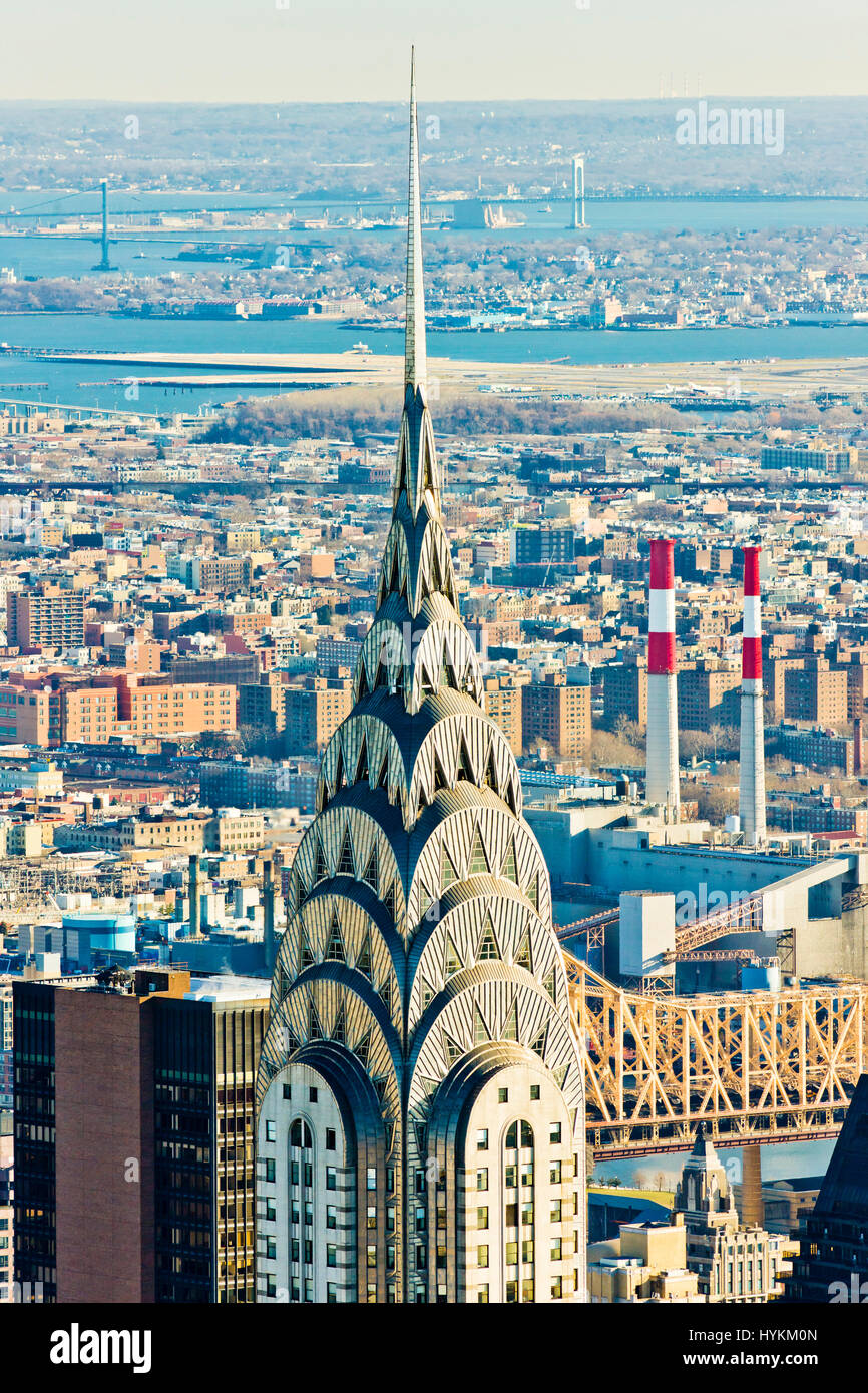 Chrysler Gebäude, Manhattan, New York City, USA Stockfoto