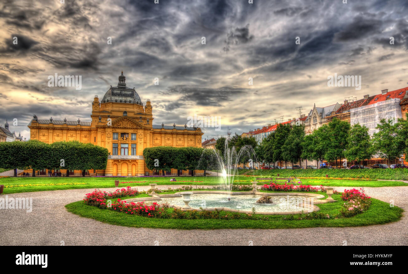 König Tomislav-Platz in Zagreb, Kroatien Stockfoto