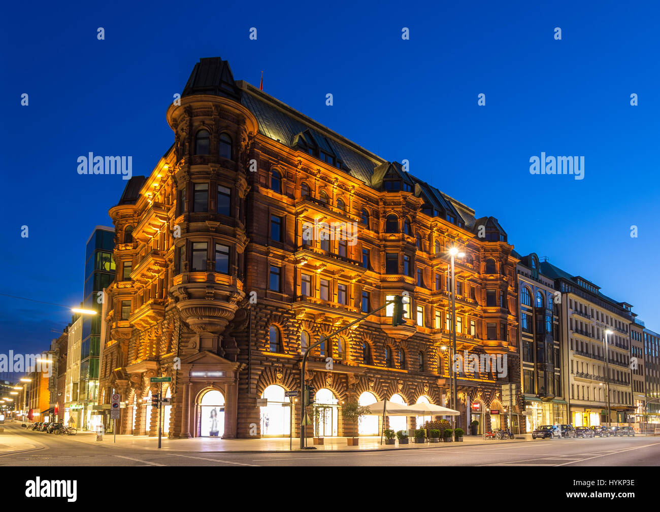 Hamburger Hof in Hamburg, Deutschland Stockfoto