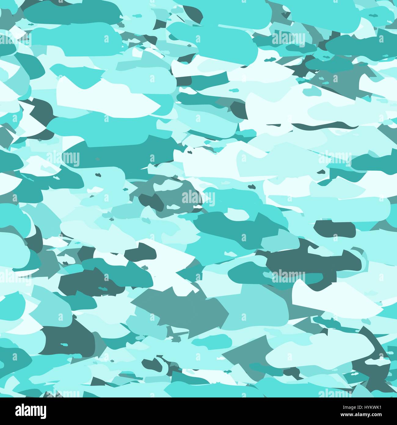 Vektor-military Camouflage-Muster. Handgezeichnete Flecken. Einsetzbar für Mode-feminine Stoff-Textil-design Stock Vektor