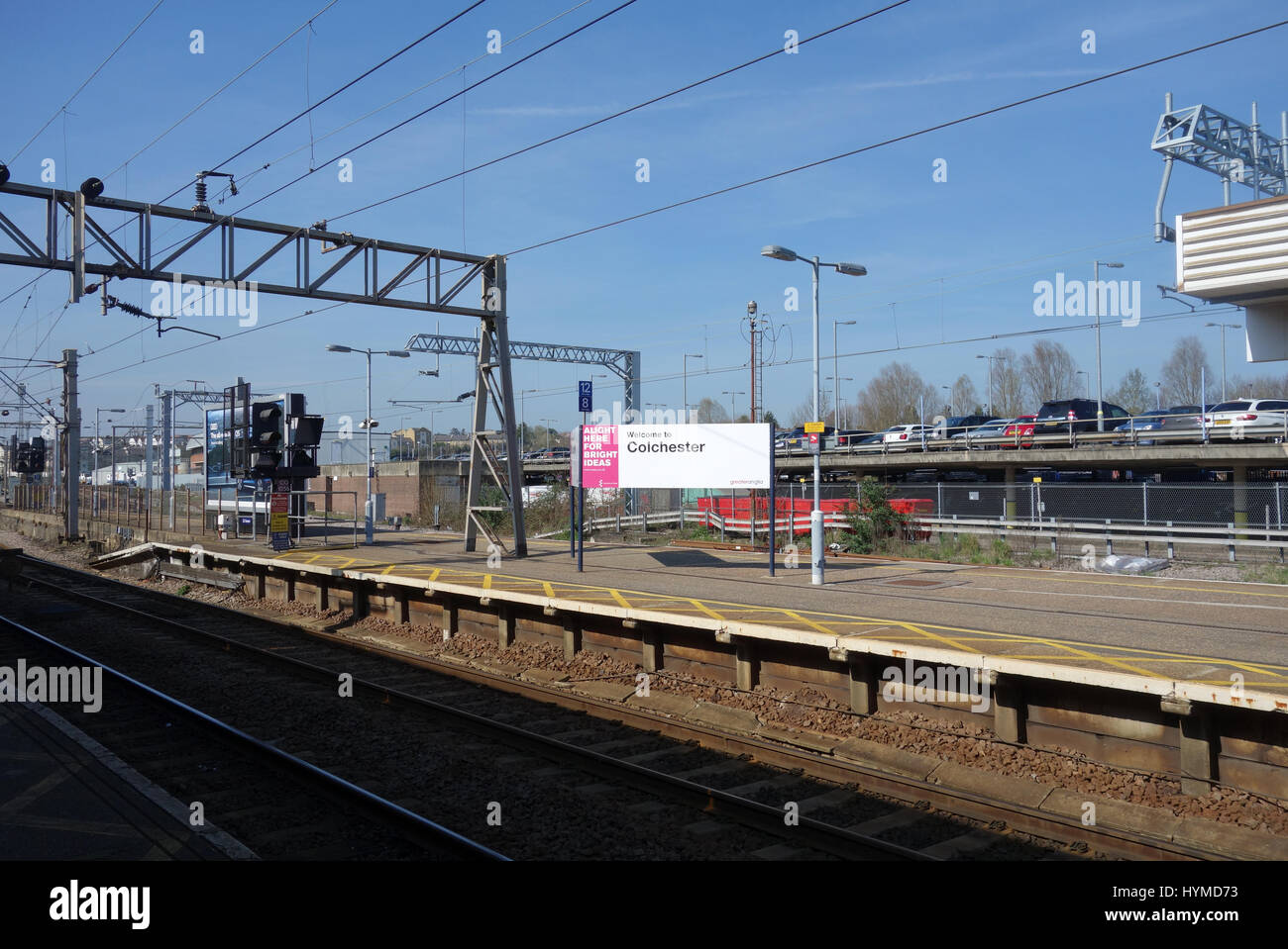 Colchester Nordbahnhof Stockfoto