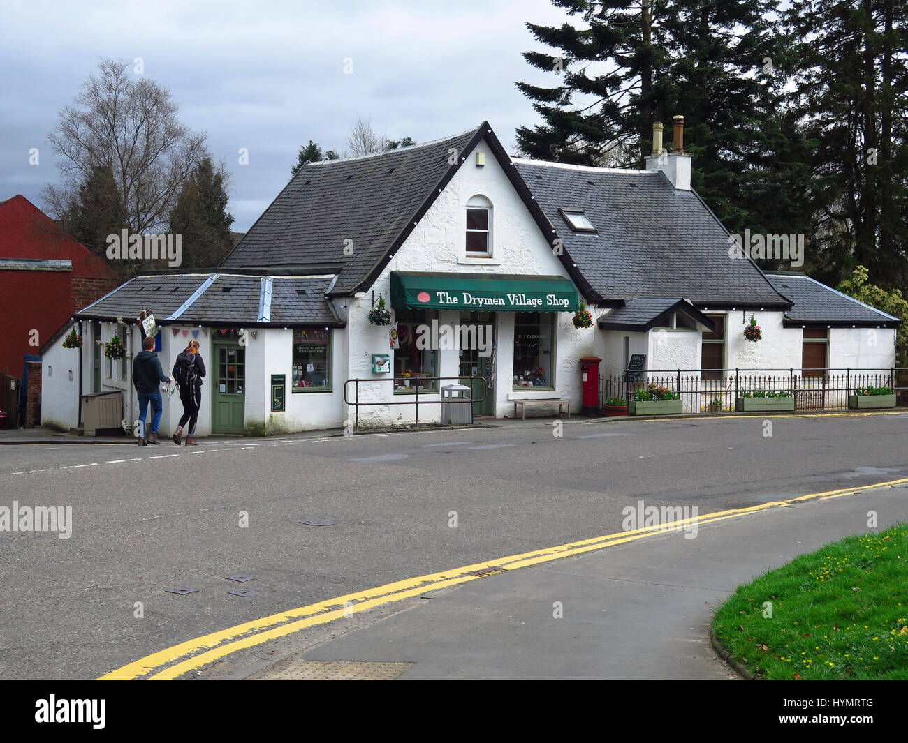 Drymen Dorf Shop Stirlingshire Schottland Stockfoto