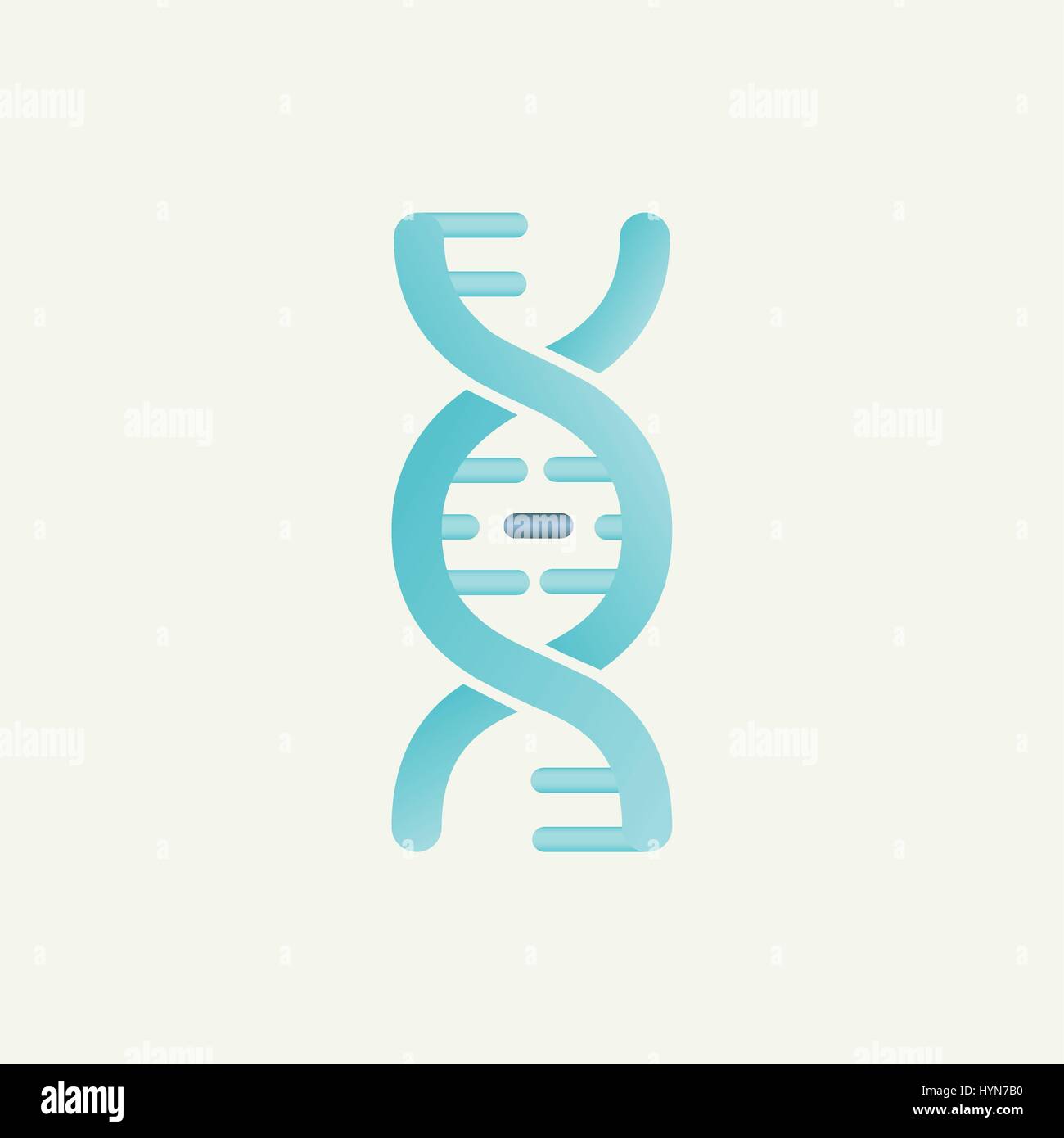 DNA-Mutation genetische Vektor Zeichen Stock Vektor