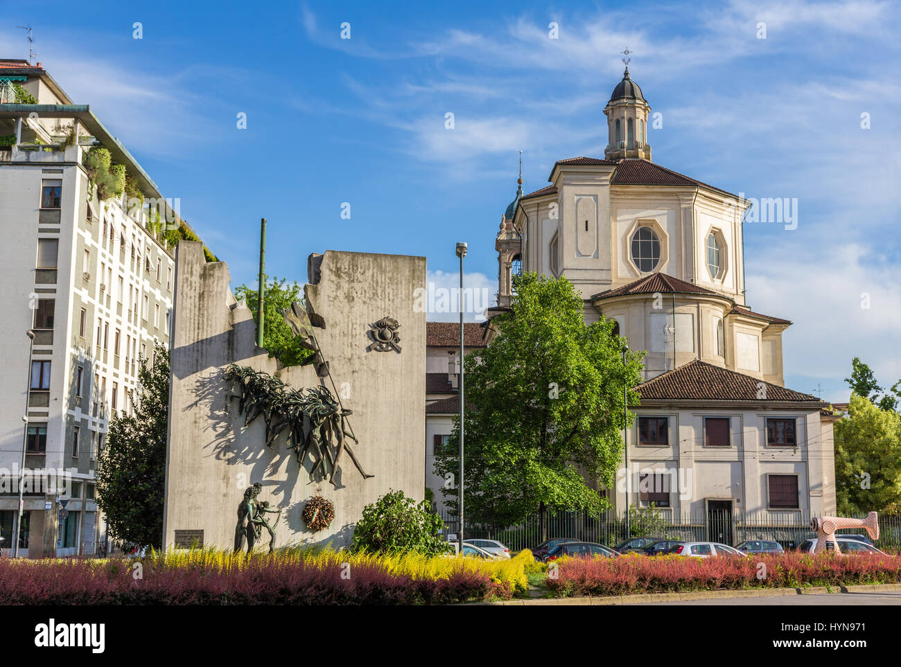 San Bernardino Alle Ossa, einer Kirche in Mailand Stockfoto