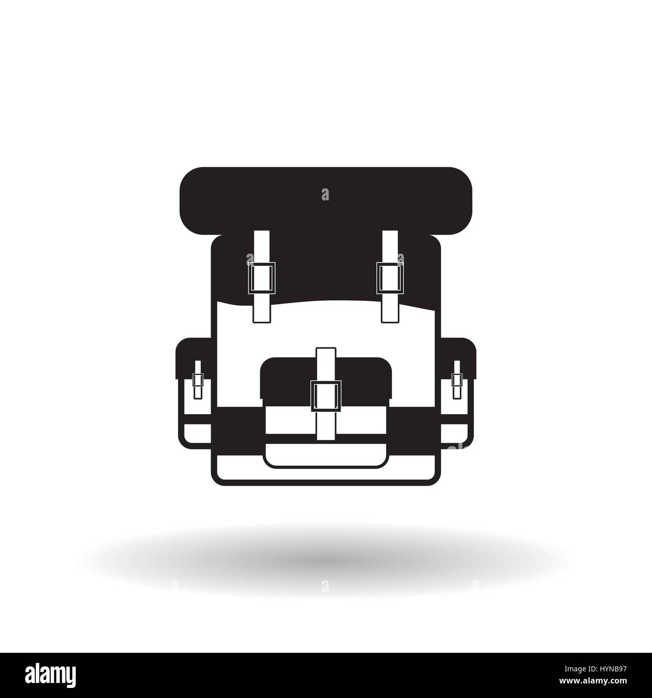 Militärische Symbol Konzept mit Icon-Design, Vektor-Bild 10-Eps-Grafik. Stock Vektor