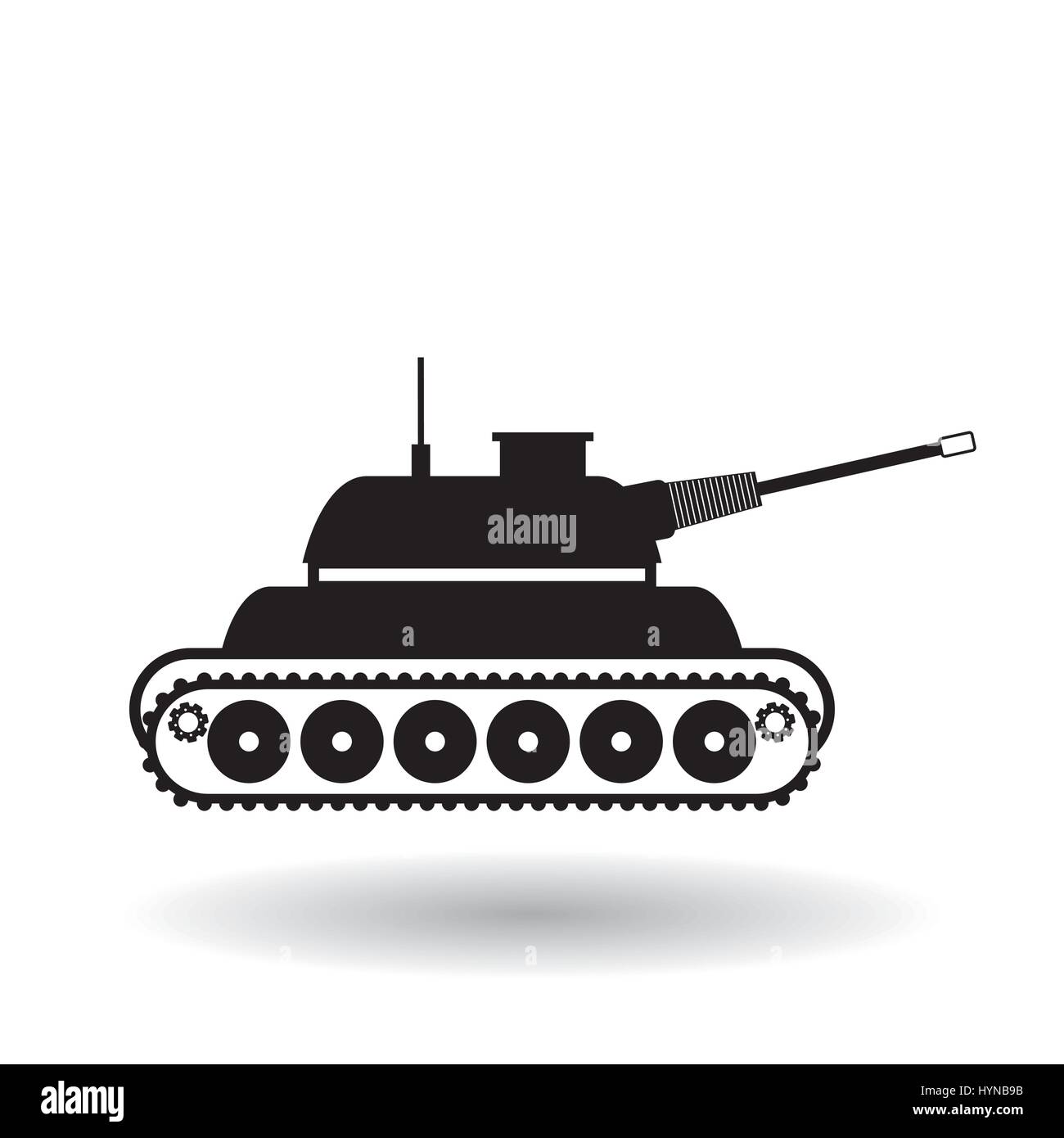 Militärische Symbol Konzept mit Icon-Design, Vektor-Bild 10-Eps-Grafik. Stock Vektor