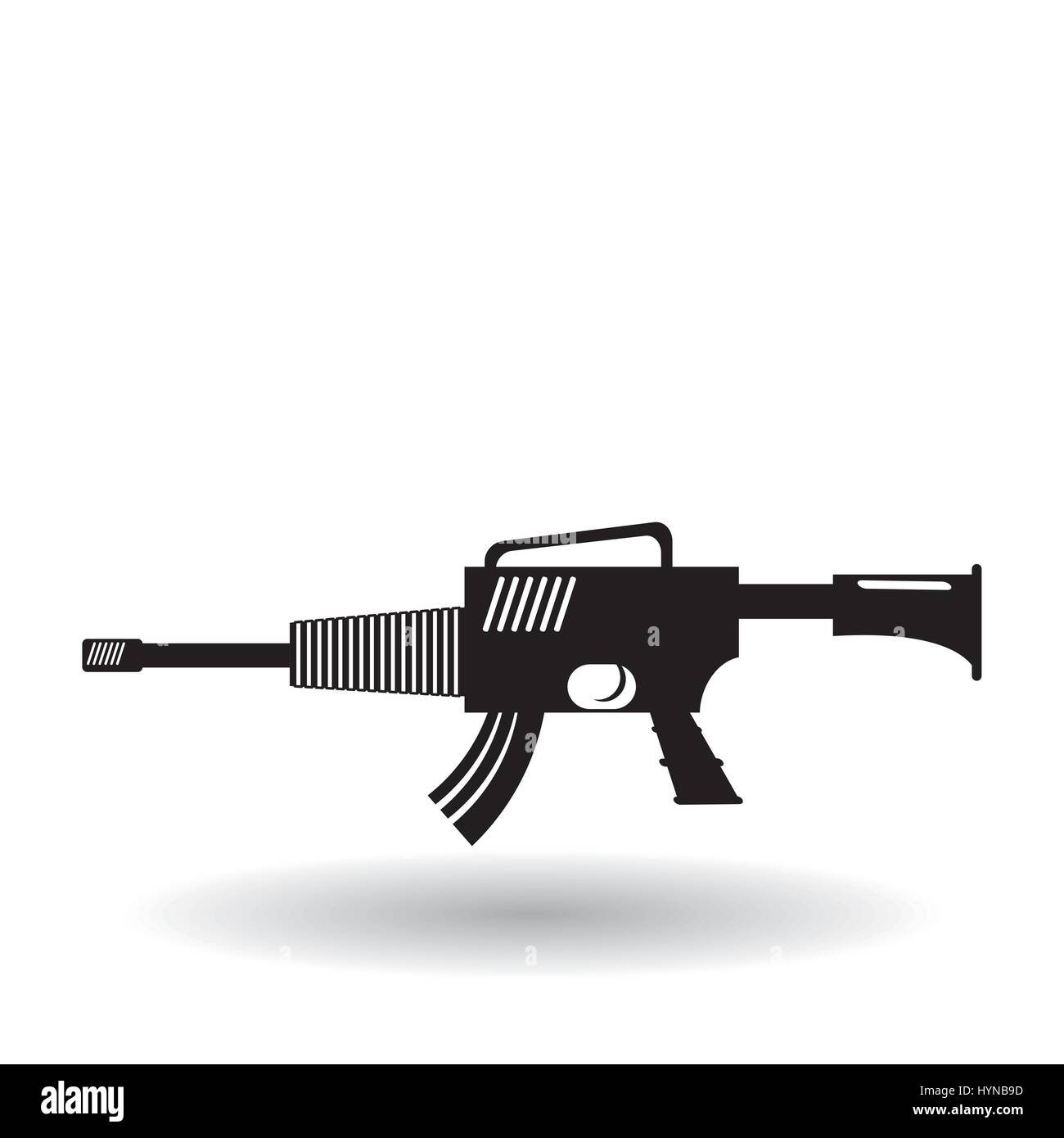 Militärische Symbol Konzept mit Icon-Design, Vektor-Bild 10-Eps-Grafik. Stock Vektor