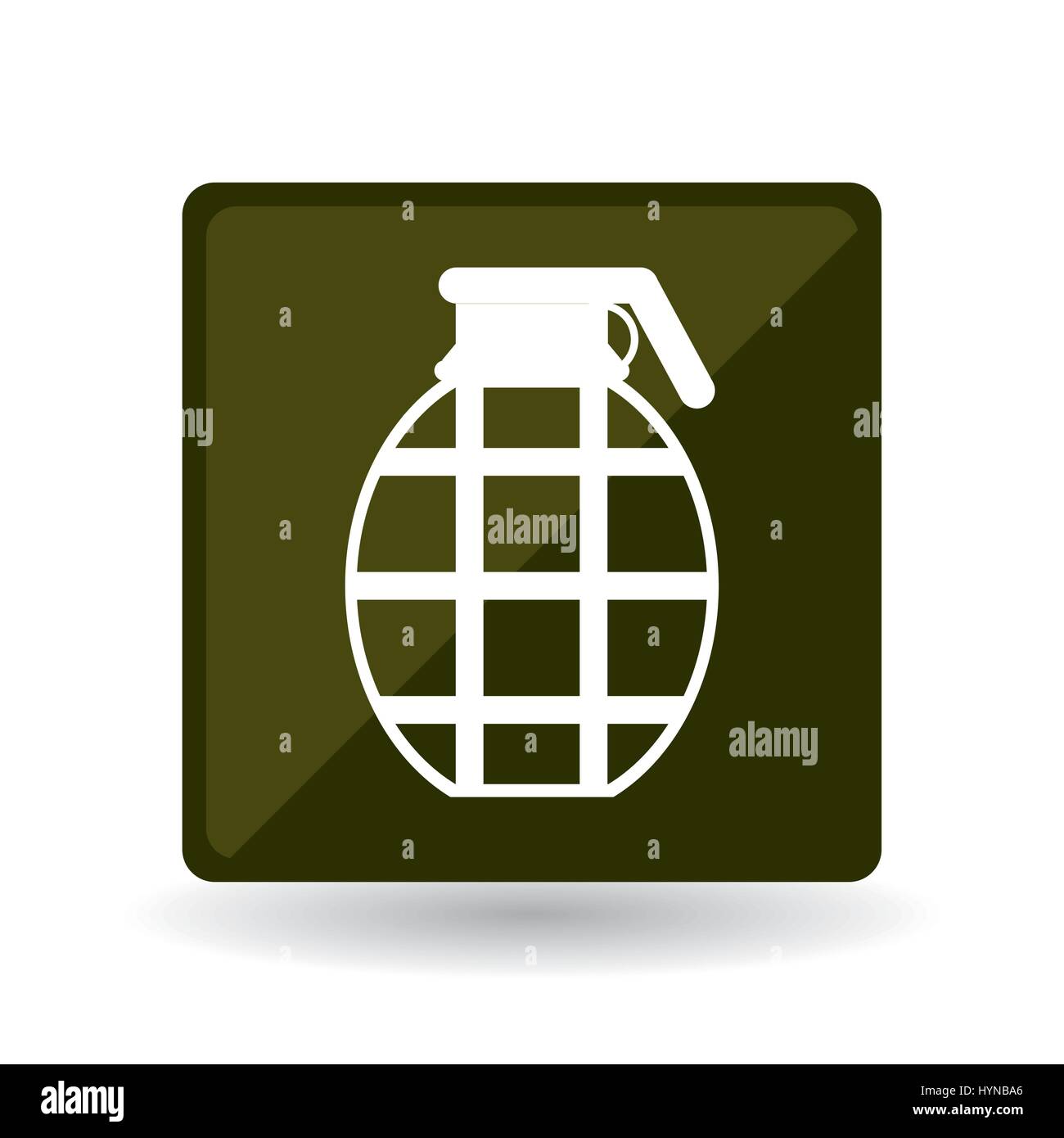 Militärische Symbol Konzept mit Icon-Design, Vektor-Bild 10-Eps-Grafik. Stock Vektor