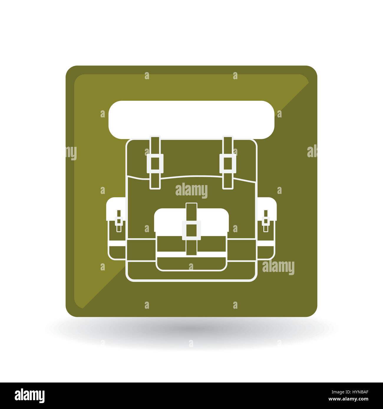 Militärische Symbol Konzept mit Icon-Design, Vektor-Bild 10-Eps-Grafik. Stock Vektor