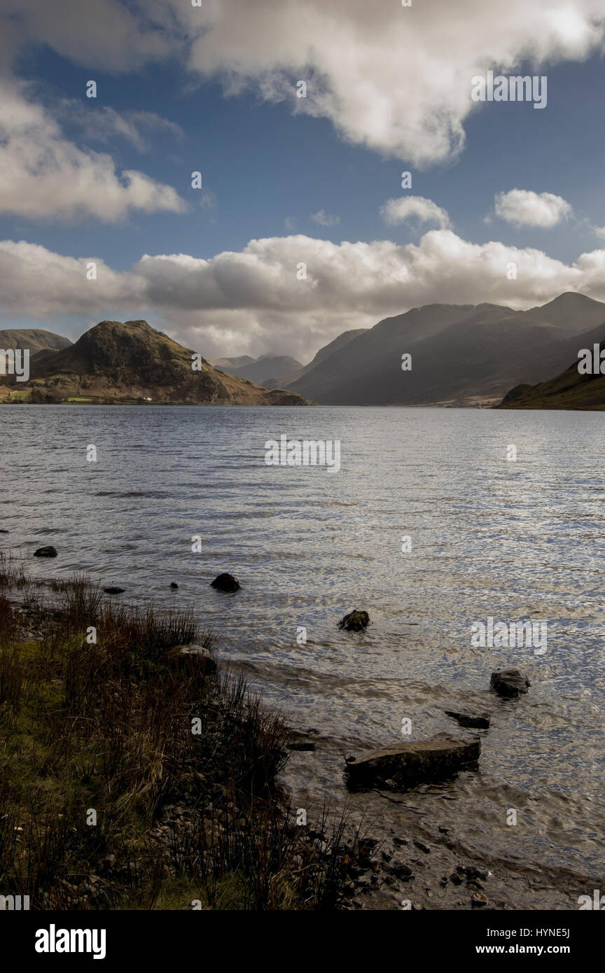 Crummock Wasser Seenplatte U K Stockfoto