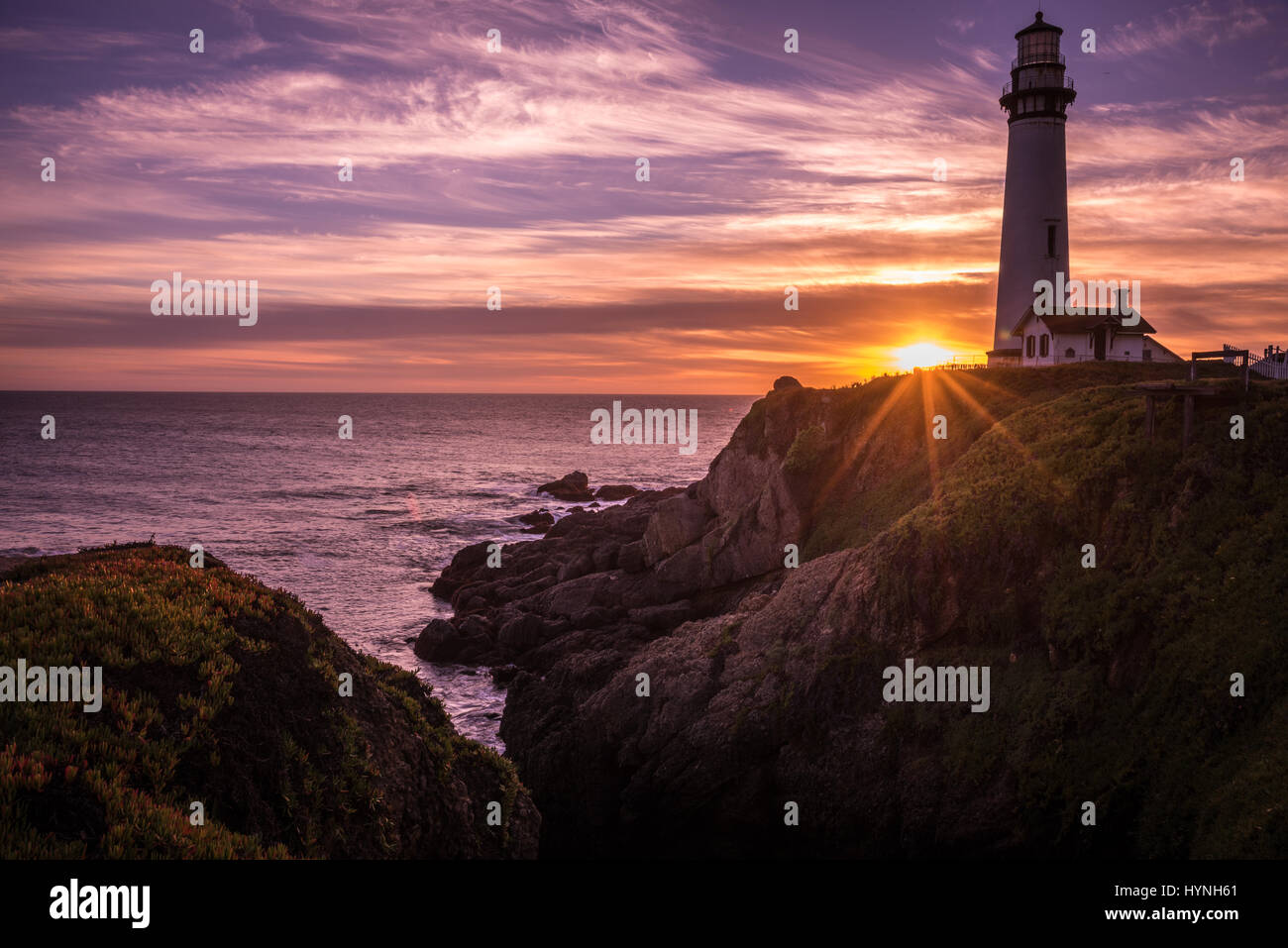 Pigeon Point Lighthouse, Kalifornien, USA Stockfoto