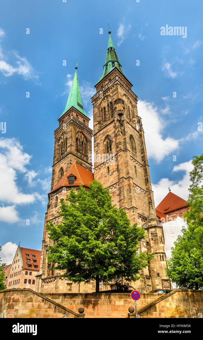 St. Sebaldus-Kirche in Nürnberg - Deutschland, Bayern Stockfoto