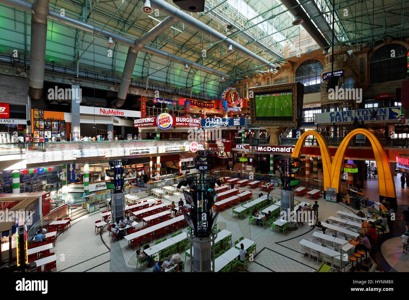 Canal Walk Shoppingcenter, Cape Town, Südafrika Stockfoto