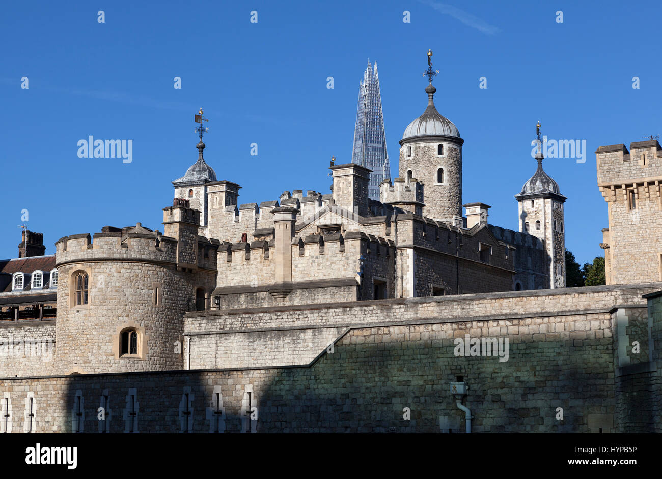 Ihre Majestät königlichen Palast und Festung der Tower of London, London, England, Großbritannien, UNESCO Stockfoto